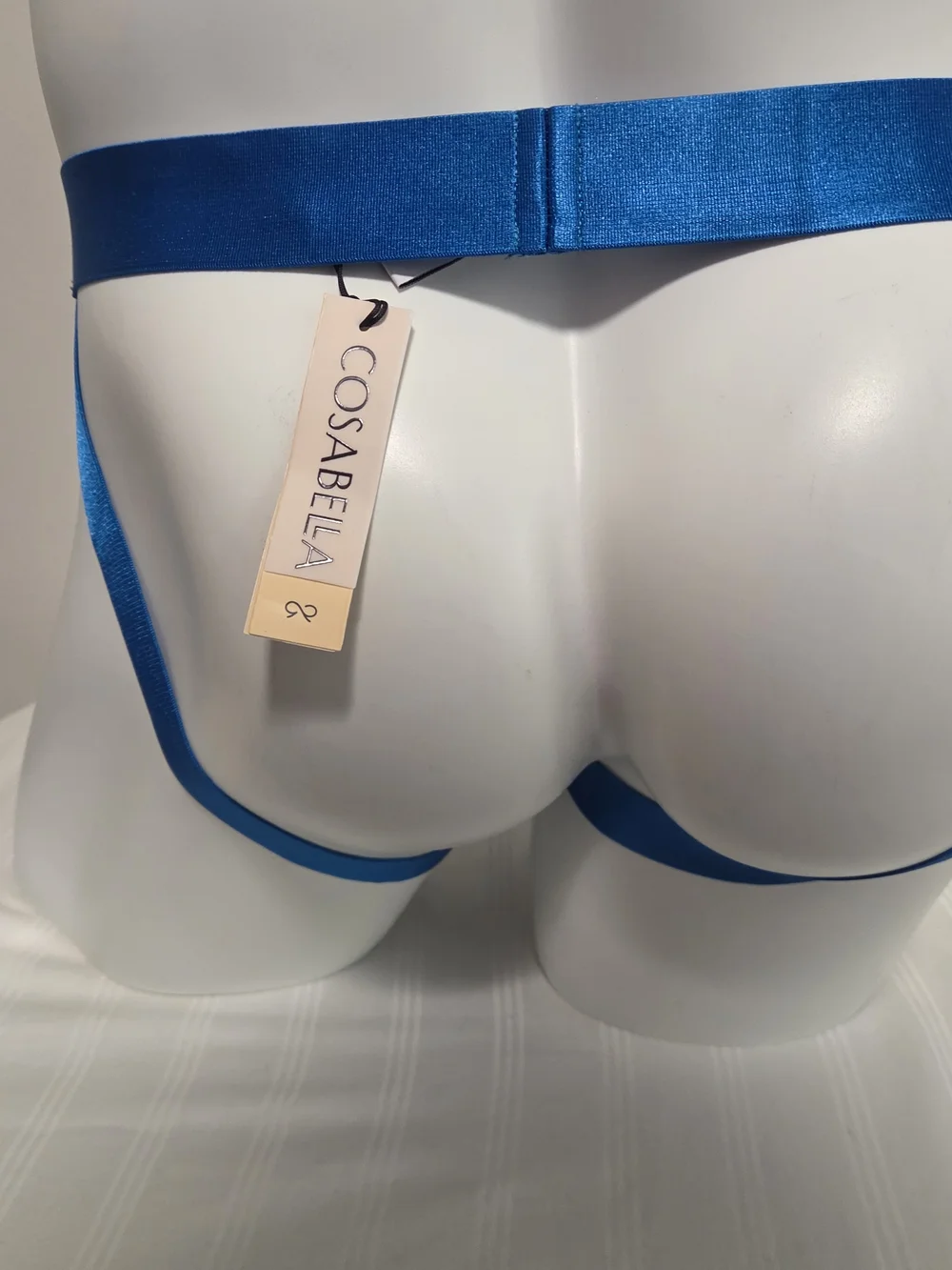 Cosabella Electric Blue Lace Men's Thong